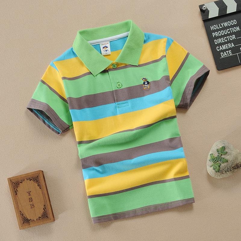 Korean Style Polo Shirt: Short-Sleeved, Pure Cotton, Unisex for Men, Women & Kids