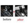 For BMW X3 F25 X4 F26 2011-2018 Carbon Fiber Center Console Gearbox Shifter Knob