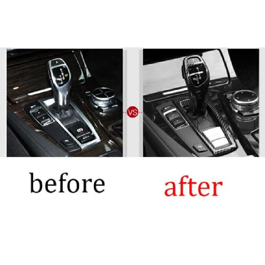For BMW X3 F25 X4 F26 2011-2018 Carbon Fiber Center Console Gearbox Shifter Knob