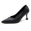Fashion 2025 Platform Heels Women's High-Heeled Shoes All-Match Pointed Pumps Sexy Sandals Footwear Slip On Latest Lace-Up Beige Casual