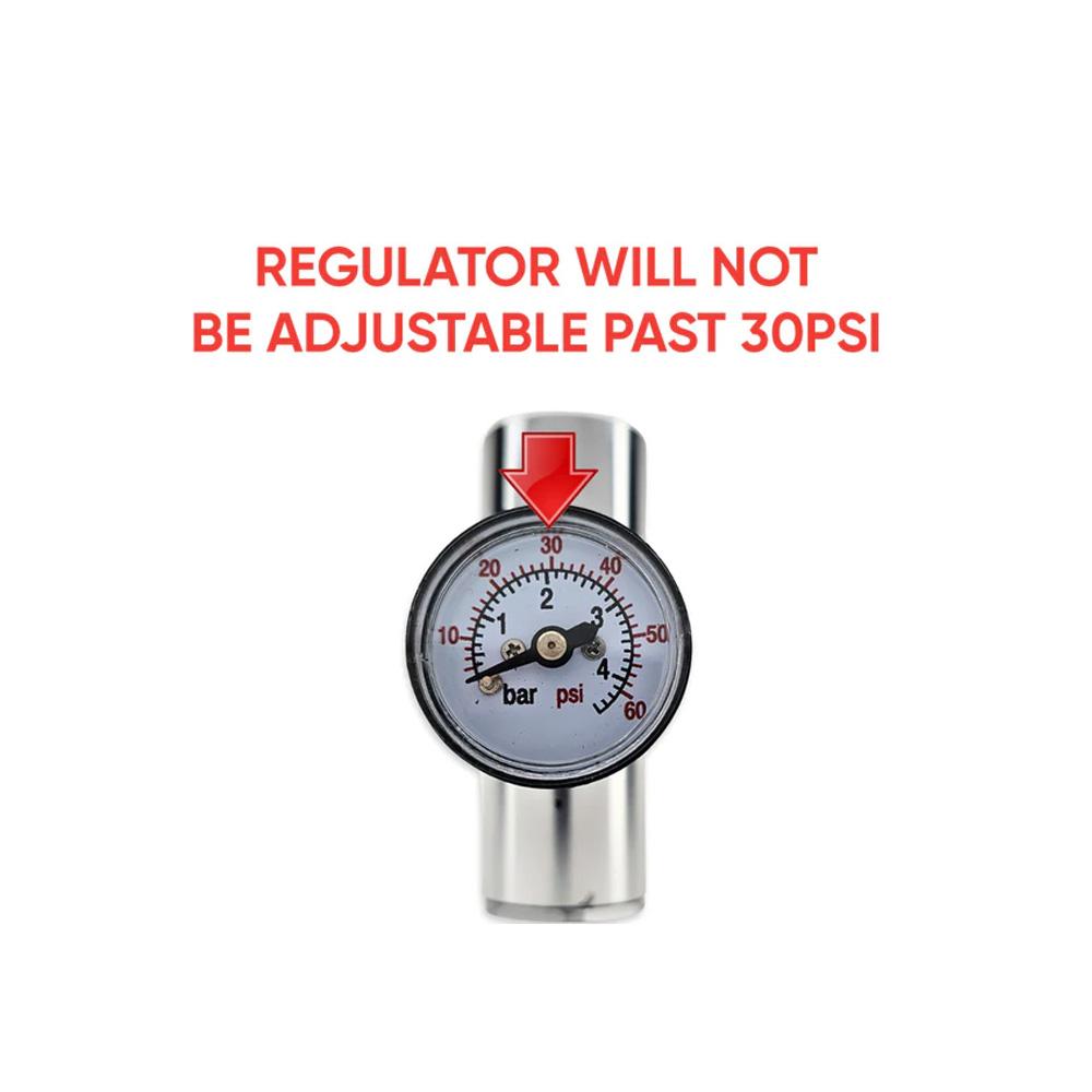 Kegland Mini Duotight Regulator Pressure Reduction Valve Suits 16/74g Bulbs Beer Brewing Homebrew Bar Tools