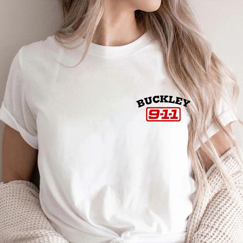 Funny Tv Show Shirt Buckley 911 Tv Show Shirts Unisex Women Short Sleeves Tops Aesthetic Clothes Unisex Graphic T Shirts S