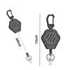 1 Set Smartphone Safety Lanyard Strap Retractable Phone Holder With Carabiner Anti-Drop Harness For Hiking Cycling Climbing