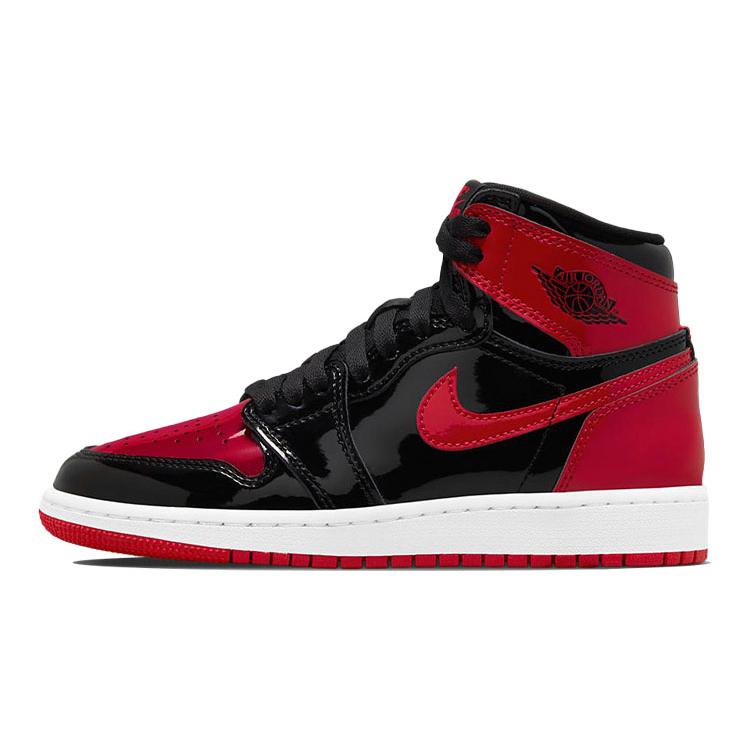 

Новые Jordan Air Jordan 1 OG Patent Bred Высокие GS Баскетбольные кроссовки 575441-063 37.5