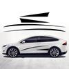 2 szt. Naklejki na bok drzwi samochodu Wodoodporne Naklejki Winylowe PVC Dla Tesla Model 3 Y Dekoracyjne Naklejki Stylingowe Nadwozia Samochodowego Akcesoria