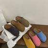 French Retro Bag Head Boken Shoes Women's 2025 Summer New Soft Sole Casual Versatile with Skirt Casual Half Slippers