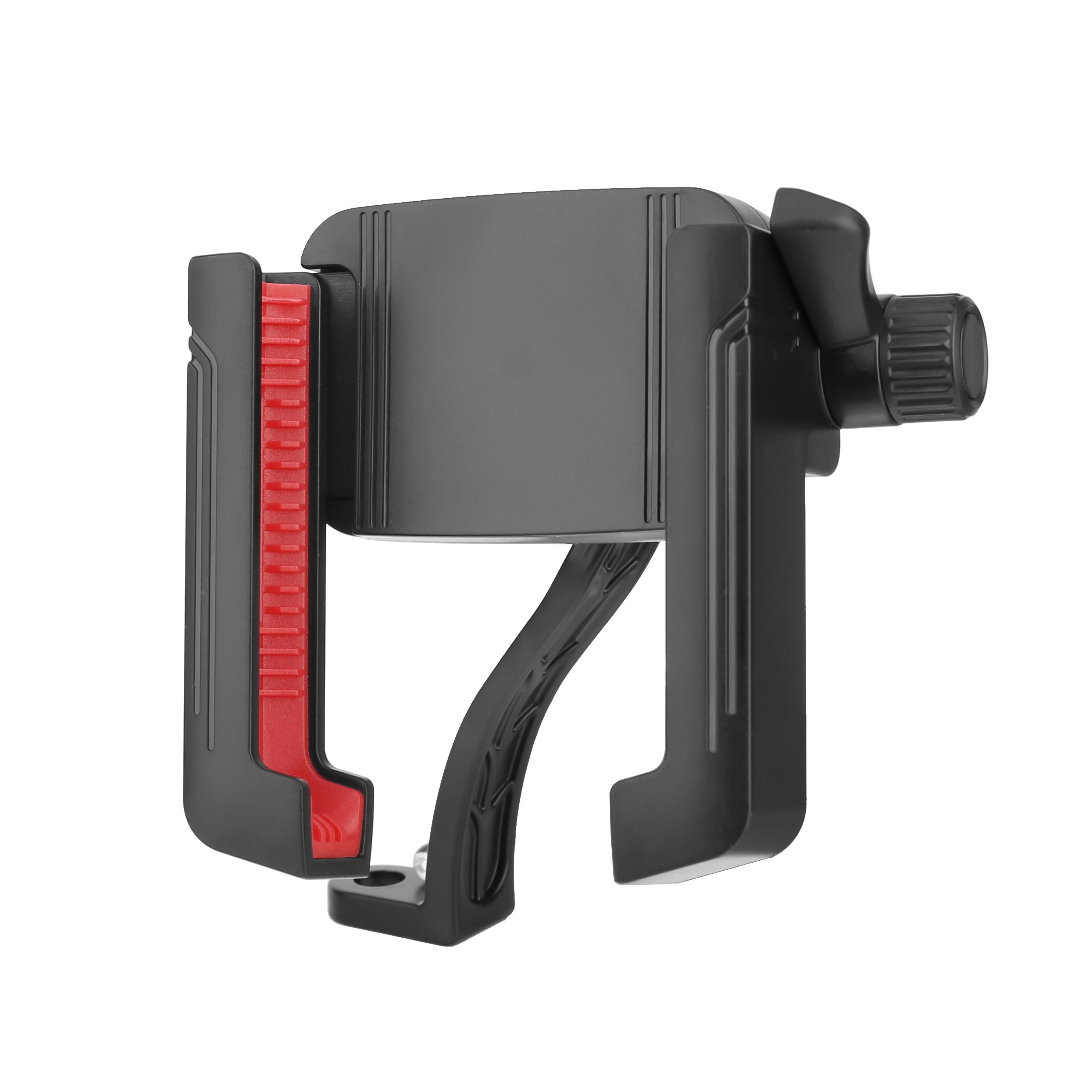 

Rearview Mirror Type Motorcycle Mountain Bicycle Phone Holder GPS Bracket Cellphone Stand 360 Degree Rotating червоний