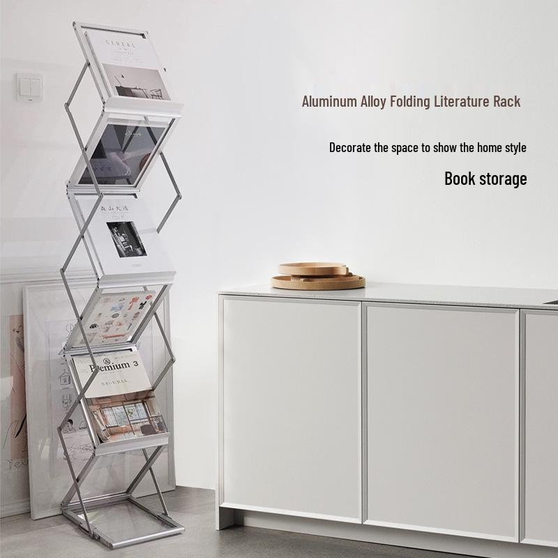 Shanghai A4 Telescopic Foldable Display Rack for Exhibitions and Promotions