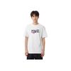 Li Ning Wade Series Logo Print T-shirt met Ronde Hals Unisex Tops Wit AHSS641-2K