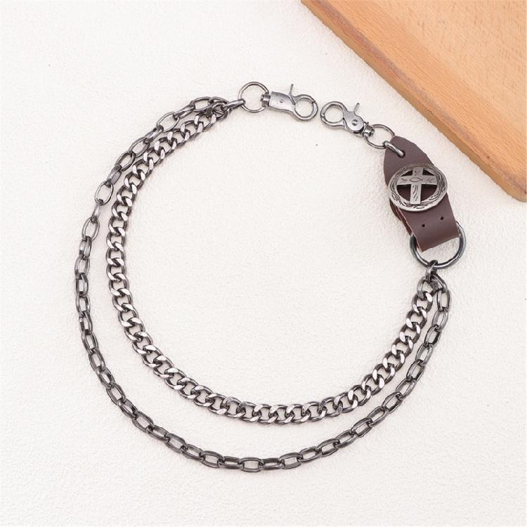 Tassels Chain Belt Personality Charm Belt Fashionable Studded Metal Chain Belt for Everyday and Event Use