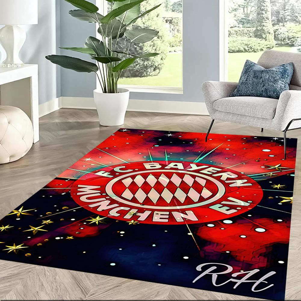 Bayern Munich Area Rug Suitable for Decorate room Kitchen Dining Room Entryway Anti-slip Rug Anime Office Decor Gift for Festivals