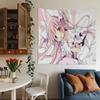 Madoka Magica Kaname Homura Anime Tapestry Wall Hanging for Bedroom Dorm Aesthetic Room Decor
