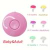 Baby Electric Nail Trimmer 6 Replaceable Heads Gentle Newborn Care Safe Quiet Nail File for Infant Toddler Soft Grinding