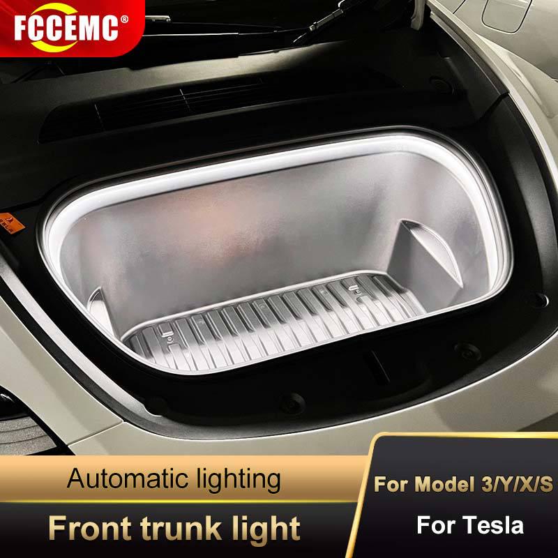 Tesla Model 3/Y/S/X Front Trunk LED Light Strip (2018-2025) - Easy Install