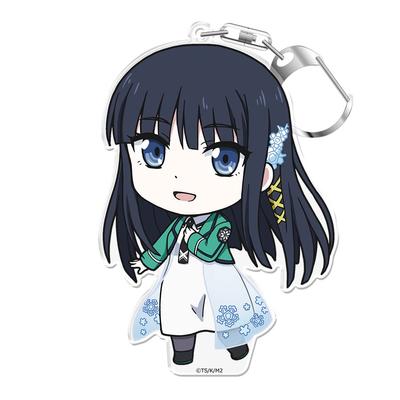 The Irregular At Magic High Visitor Arc Puni Keychain Shiba Miyuki Uniform [azumaker] School Colle! (with Stand) Ver.