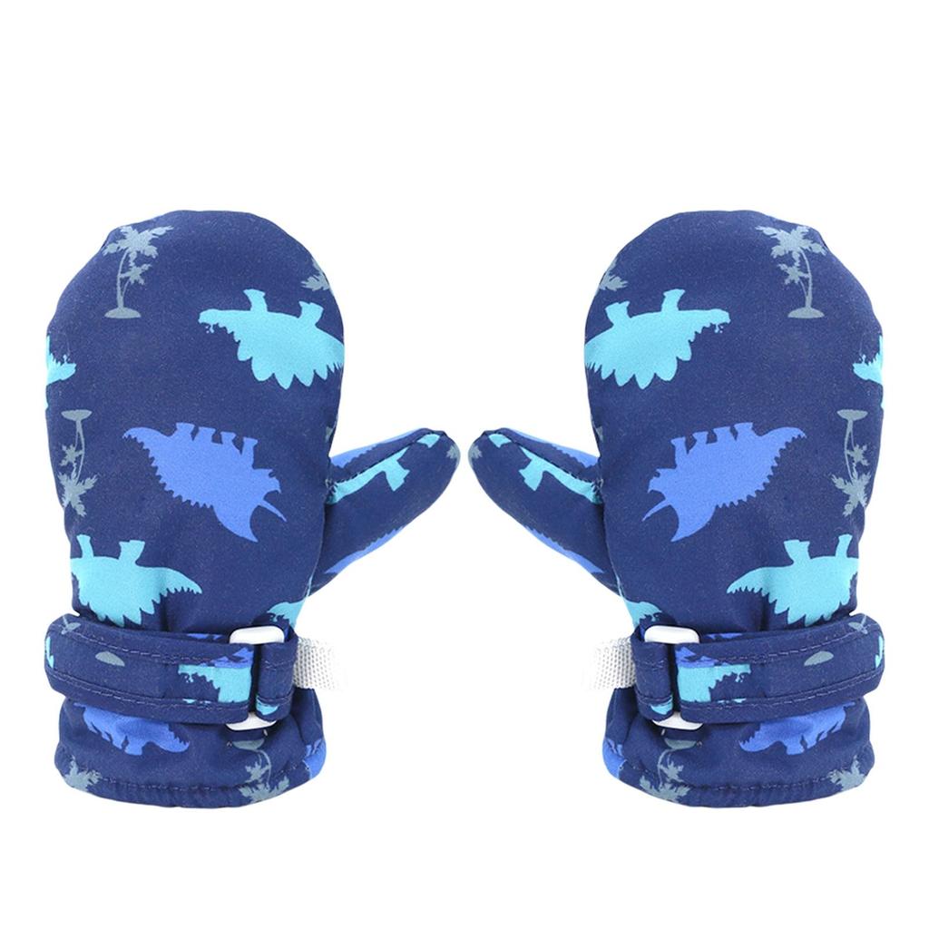Tidyworm Baby Cold Baby Gloves for Snow Cute Dinosaur Mittens for Boys and Cold Perfect for Outdoor Activities Size Ages Mittens, Winter, Protection,