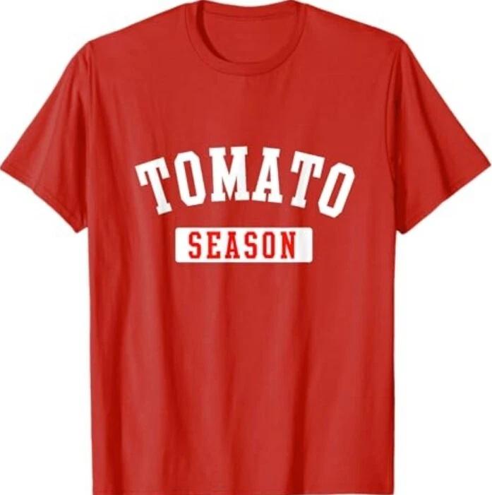 

Tomato Season Funny Tomato Gardening Vegetables Farmer Farm T-Shirt M