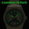 Men's Quartz Watches Stainless Steel Strap Couple Bracelets Wristwatch with Day Date 24-Hour Moon Phase Function Relogio Womens Watch