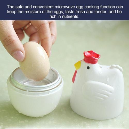 Microwave Egg Poacher, Microwave Egg Cooker | Chicken-Shaped Egg Poacher, Single Egg Cooker - Kitchen Utensil, Single Egg Capacity, Efficient Breakfas