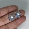 Love Heart Shape Crystal Pendant Loose Beads for DIY Jewelry Making Supplies