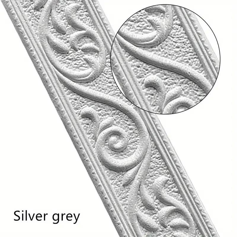 

1PC 230X6CM Kick Wall Sticker 3D Self Adhesive Decorative Trim Molding for Walls Door Frames Smooth Surfaces Backgrounds 230x6cm