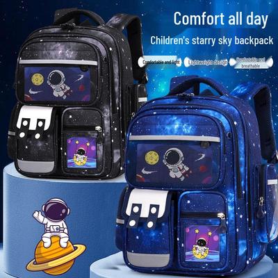 Cool Starry Sky Large-Capacity Lightweight Backpack for Kids