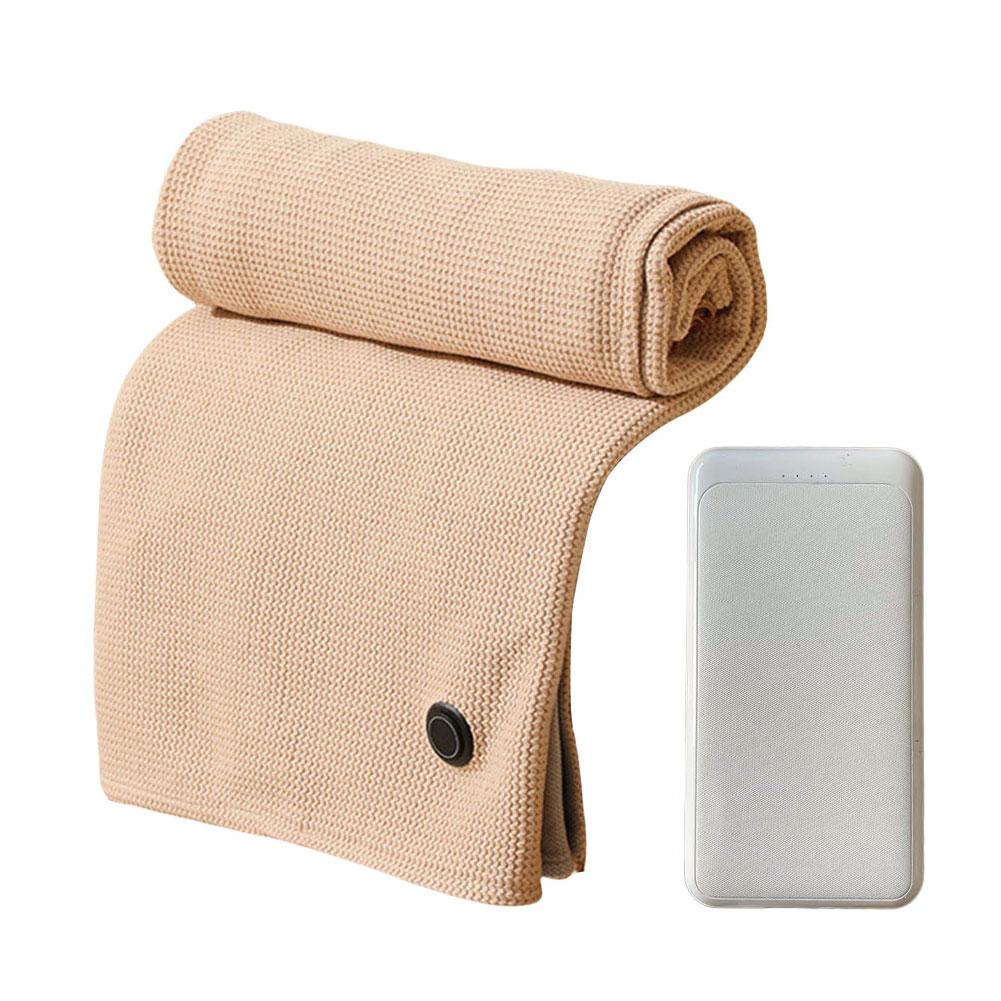 Wearable Heating Electric Blanket Shawl 3 Heating Levels USB Heated Blanket Shawl Portable Body Warmer Blanket for Home Office