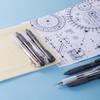 Deli Press-Type Multi-Color Ballpoint Pen, 0.7mm, Click-Action, Oil-Based for Students