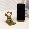 Figure Toys Kneeling Mobile Phone Stand Anti-slip Cell Phone Bracket  Small Gifts