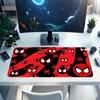 1Pc Spiderman Mask Gaming Mouse Pad Keyboard Desk Mat Non-slip Rubber Lock Edge Waterproof Computer Mousepad for Office Home Decor Y1508