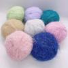 Worsted Faux Long Plush Mink Velvet Cashmere Yarn For DIY Knitting And Crocheting Long Plush Thick Crochet Yarn 1pc 190m 1.76oz