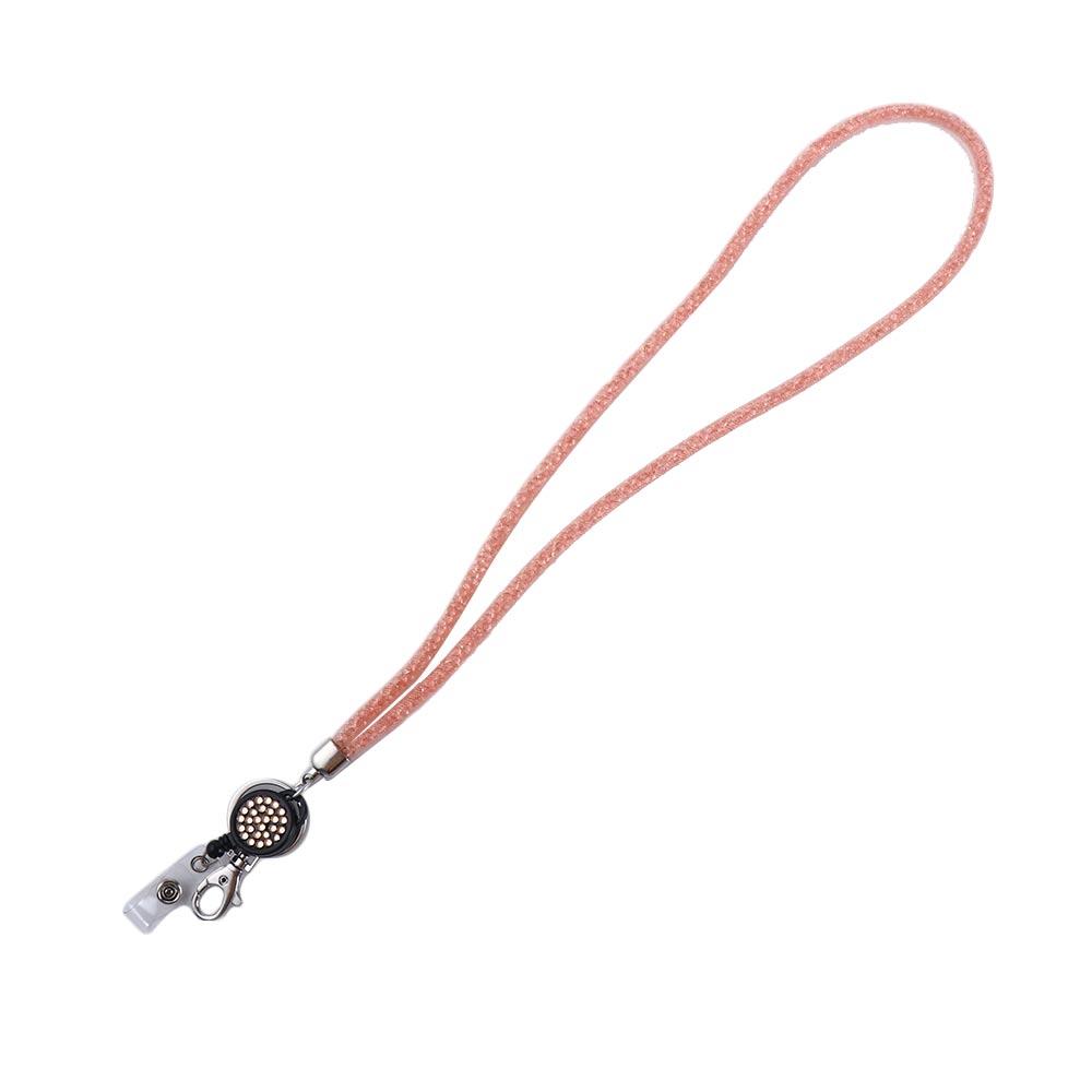 Name Tag Holder Badge Holder Clip Key Chain Hanging Rope Necklace Strap ID Badge Holder Lanyard