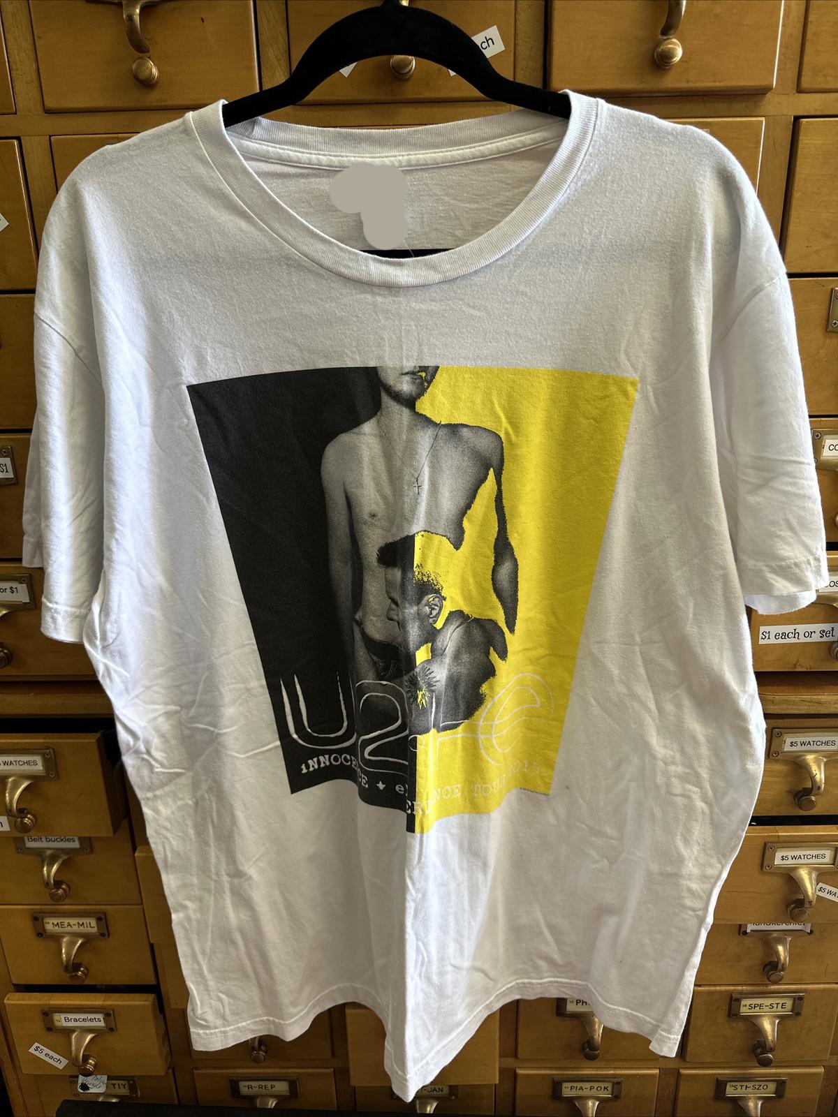 U2 band Band Innocence Experience Concert T-shirt All Size S to 5XL 2F1098 XXXL