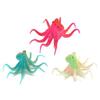 Silicone Simulation  Fluorescent  Octopus Fishbowl Decoration Adjustable Suction Cups Artifical Marine Animal Aquarium Ornament
