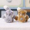 Plush Wolf Keychain With Polyester Fiber Filling For Kids And Adults