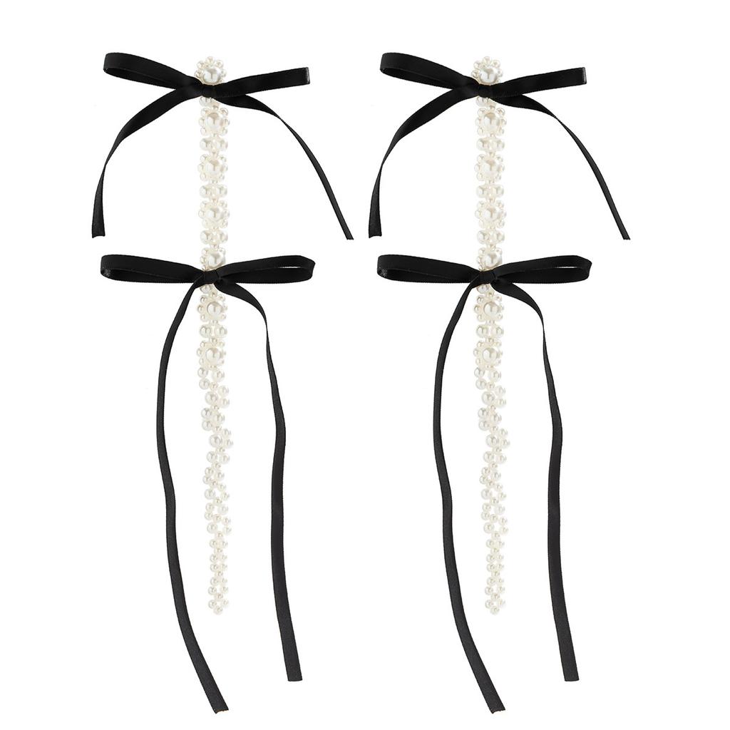 Orecchini a Bottone con Nappe in Tessuto Esagerato Orecchini a Fiore con Fiocco Personalizzato Perla Sintetica Cristallo