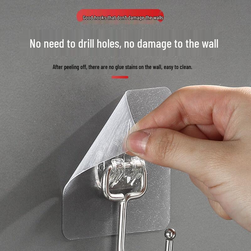 LIEI Strong Adhesive No-Drill Wall Hook