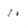 Golfing Peacock Resin Figurine Sculpture Elegant Golfer Tabletop Ornament for Bedroom Office Living