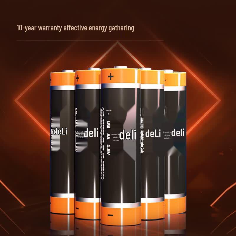 Deli AA Alkaline Batteries 1.5V 10-Pack