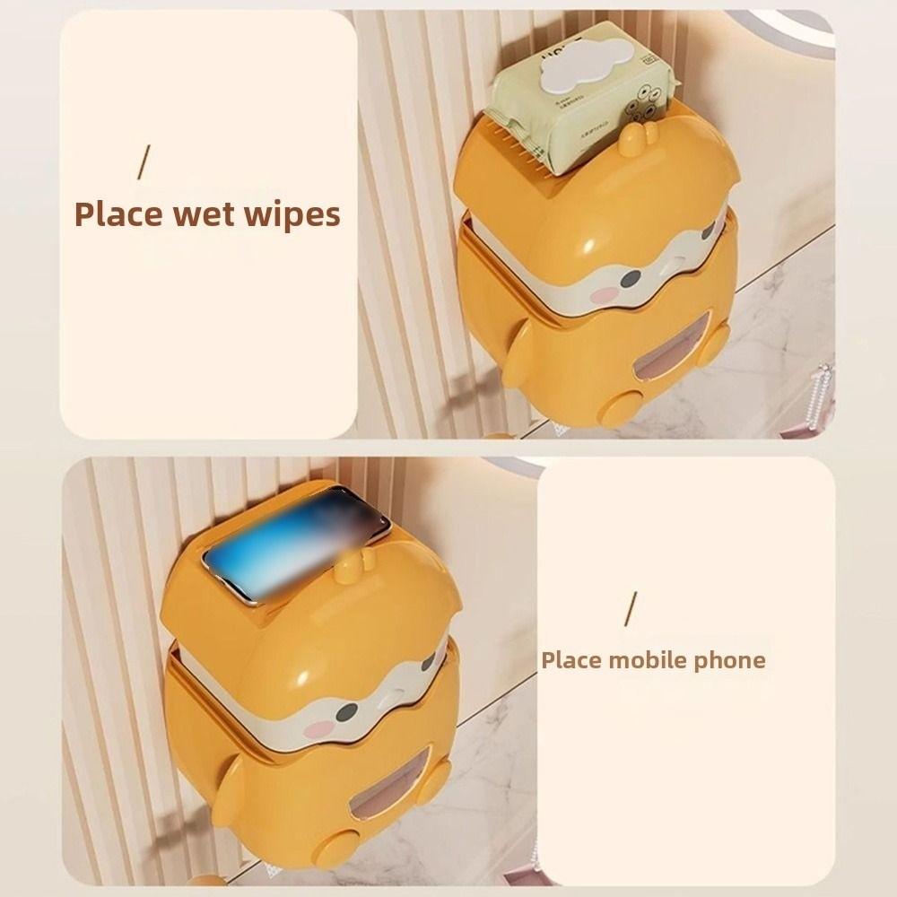 Cartoon Wall Mounted Tissue Holder Waterproof Bathroom Sundries Storage Box  Kitchen Supplies