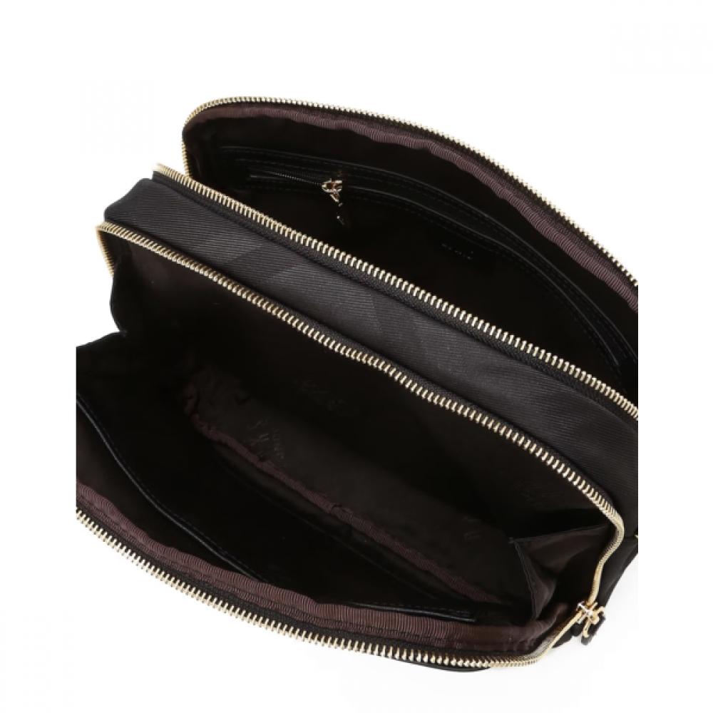 Daks Black Big Check Jacquard Crossbody Bag Dcba3e641