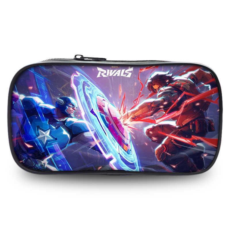 Marvel Rivals Pencil Case Large Capacity Student Stationery Organizer For Kids