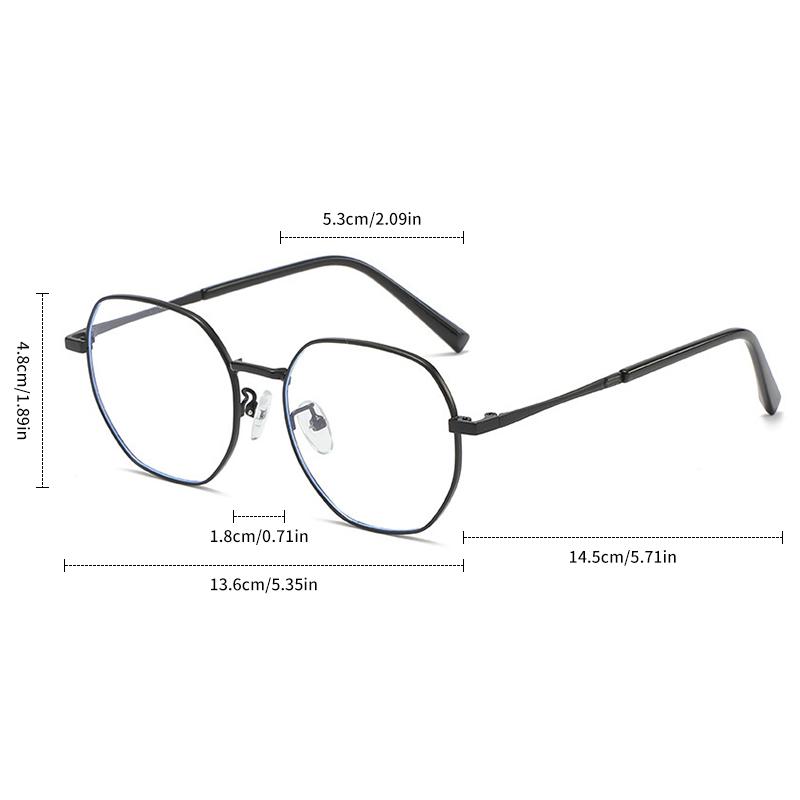 Photochromic Myopia Glasses Neutral Anti Blue Myopia Glasses 0 To -4.0 Minimalist Style Myopia Glasses Finished Product