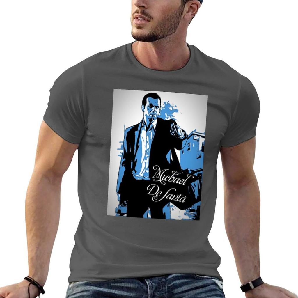 Michael De Santa (Pop Art)173 Tshirt Heavyweights Plus Sizes Shirts Unisex