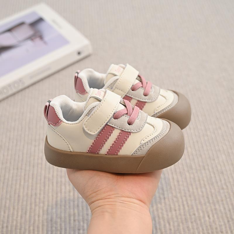 

Baby shoes German training shoes soft-soled baby toddler shoes one-year-old girl children functional shoes boys casual sports shoes 16-19 size whole box shot 40 pairs розовый