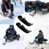 2PCS Kids Skate Sled Scooter Snowboard Premium PP Smooth Edge Ski Attachment Outdoor Board Children Sleigh Bike Snowboarding