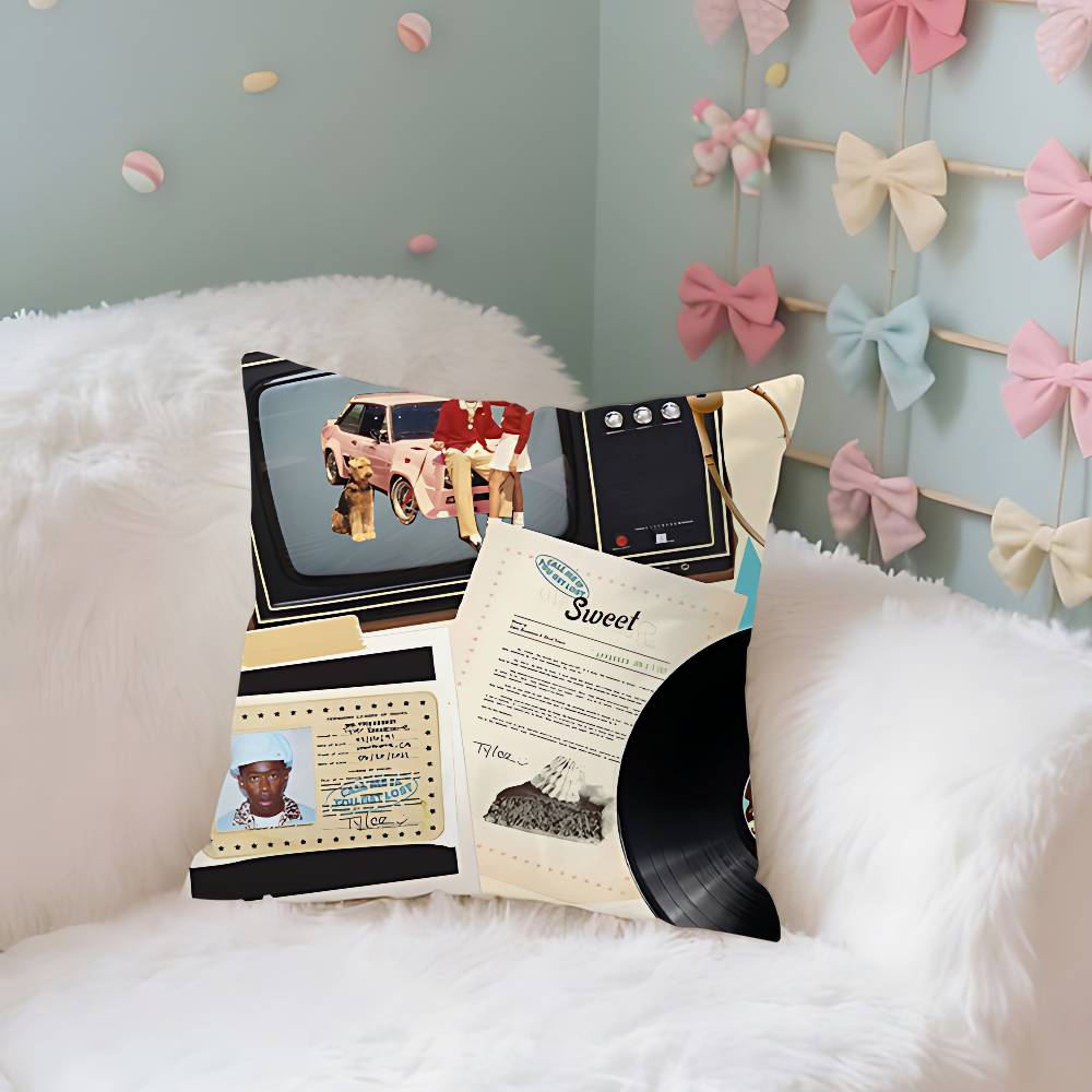 Tyler The Creator CALL ME IF YOU GET LOST Case Plush Fabric Soft Pillowcase Double Sided Print Cushion Cover Household Gifts