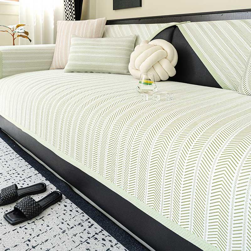 

Cool Doudou Ice Silk Sofa Cushion Summer Mat Mat Mat, Non-Slip Seat Cushion, Cool Sense Sofa Cover, Cover, Backrest Towel 70*70cm