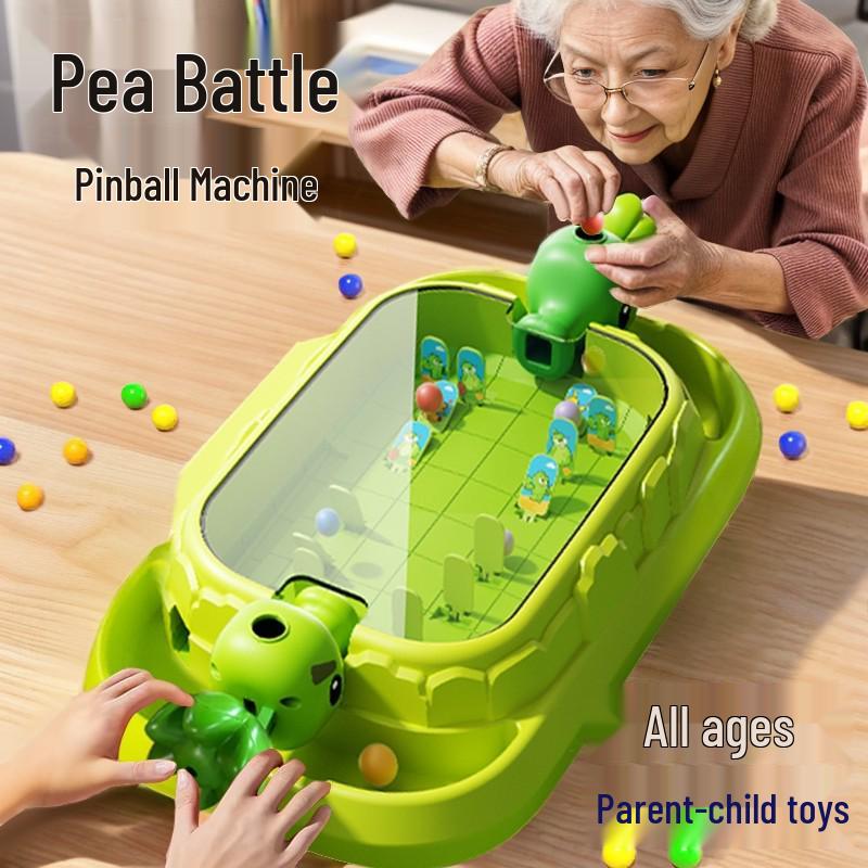 Children's Marble Shooter Game: Family Edition - Educational Elastic Toy for Concentration and Amusement