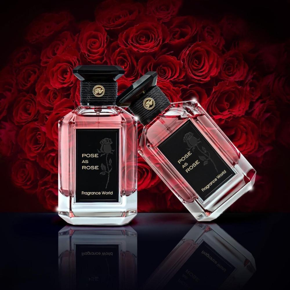 Fragrance Pose As Rose Eau De Parfum for Women 100 ML (3.4 FL.OZ.)